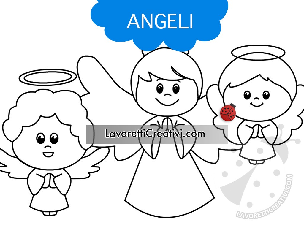 disegni angeli