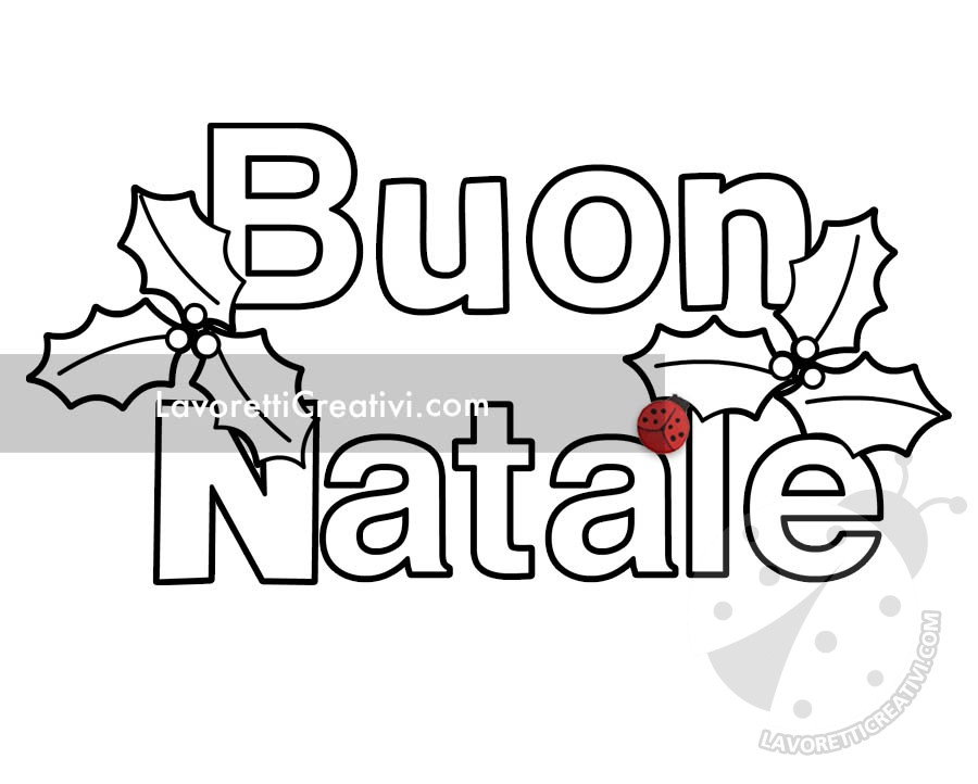 buon natale scritte