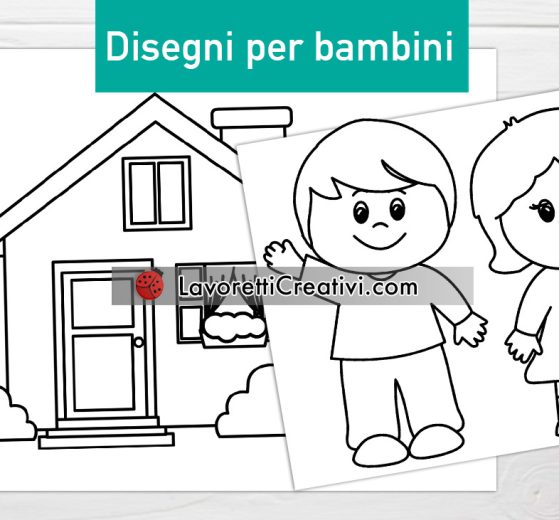 Disegni da colorare per bambini 9 disegni bambini