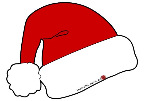 Puntale di albero di Natale rotante e musicale Cappello di Babbo Natale - Addobbi albero di Natale