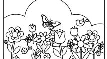 disegno prato fiori