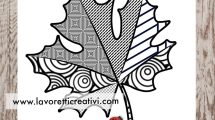 foglia zentangle 22