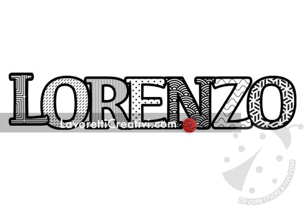 lorenzo zentangle