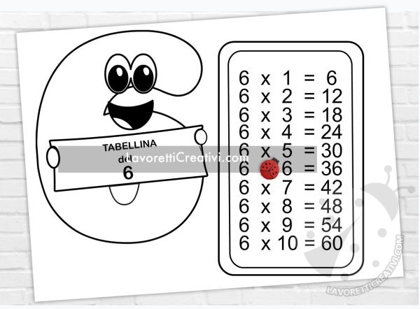 tabellina 6