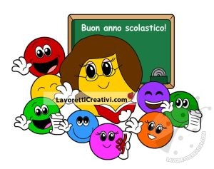 Cartolina Auguri per il nuovo anno scolastico