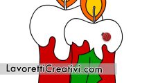 candele natalizie