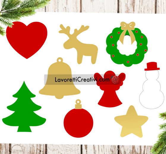 Soggetti natalizi da stampare 8 disegni natale colorati
