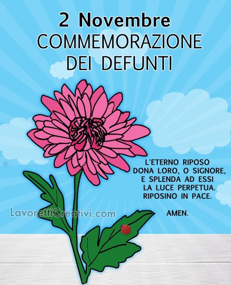 2 Novembre Commemorazione Dei Defunti 2 Novembre Commemorazione dei defunti - Lavoretti Creativi
