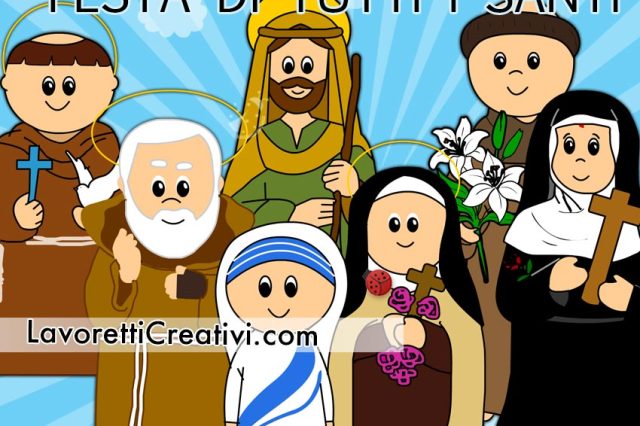 1 Novembre Festa di Tutti i Santi disegno - Lavoretti Creativi