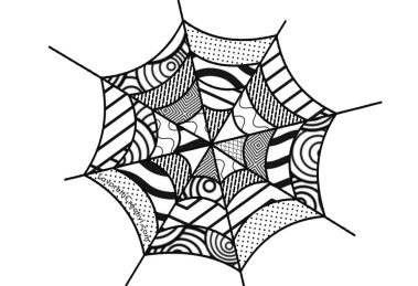 ragnatela zentangle