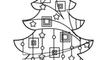 albero natalizio astratto