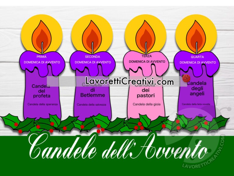 Quali Sono I Colori Delle Candele Dell'avvento Candele Avvento - Lavoretti Creativi