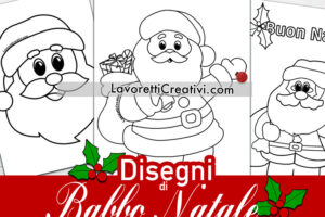 disegni babbo natale 1