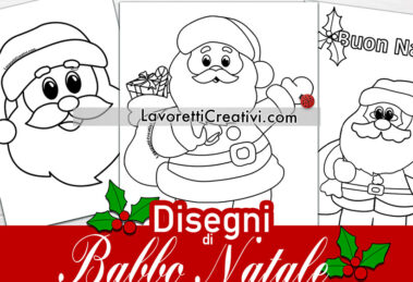 disegni babbo natale 1