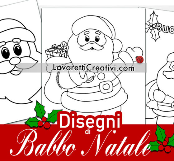 Disegni di Babbo Natale 8 disegni babbo natale 1