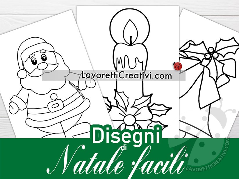 disegni natale facili