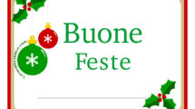 cartello buone feste