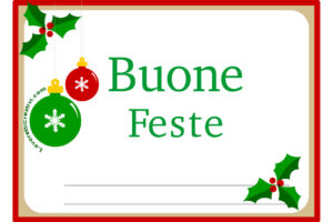 cartello buone feste