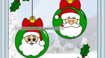 decorazioni finestra natale 2
