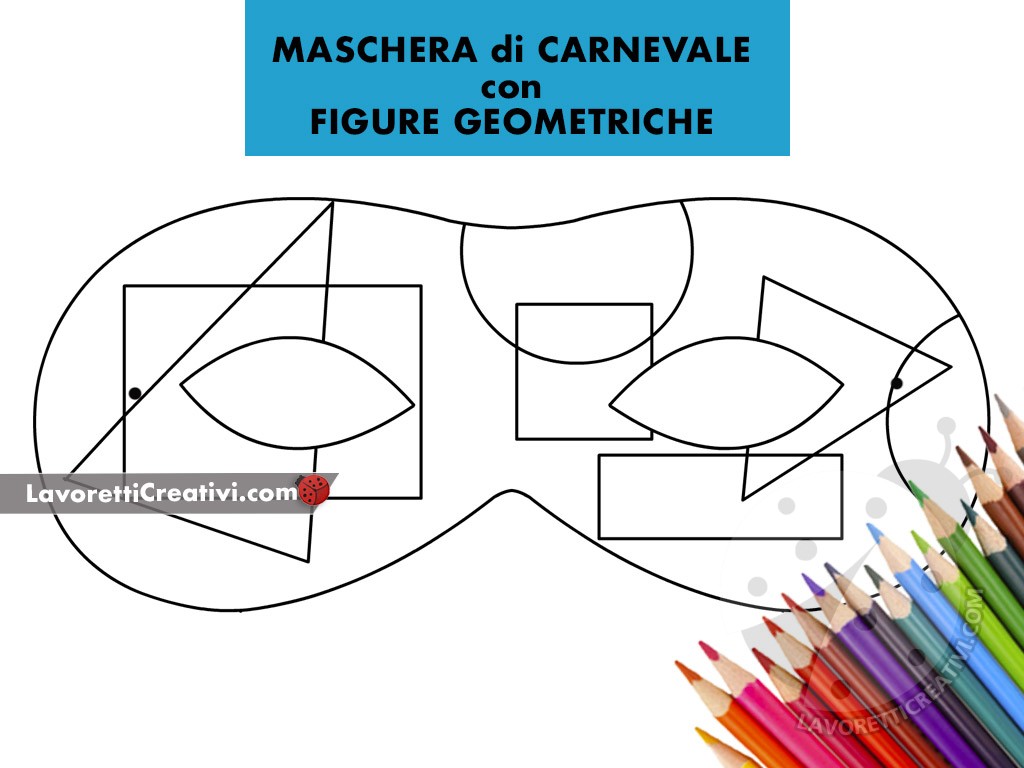 maschera figure geometriche