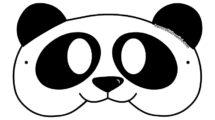 maschera panda