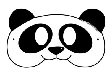 maschera panda