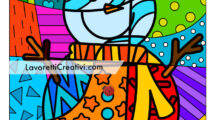 texture arte inverno