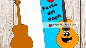 biglietto chitarra papa