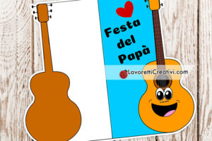 biglietto chitarra papa