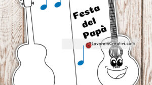 biglietto papa chitarra
