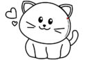 gatto kawaii disegno