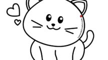 gatto kawaii disegno