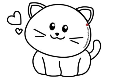 gatto kawaii disegno