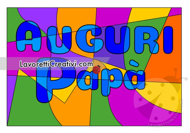 Festa del Papà Scuola Primaria 7 idea biglietto papa