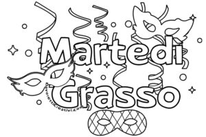 martedi grasso disegno