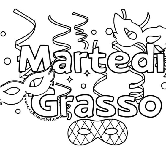 Disegno Martedì Grasso da colorare 8 martedi grasso disegno