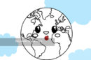 pianeta terra kawaii