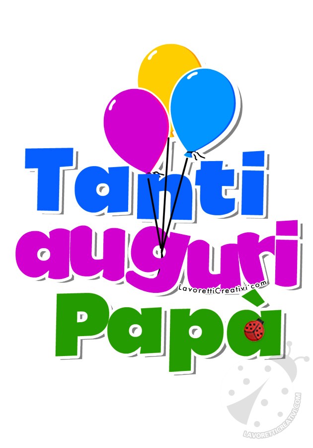 tanti auguri papa 1