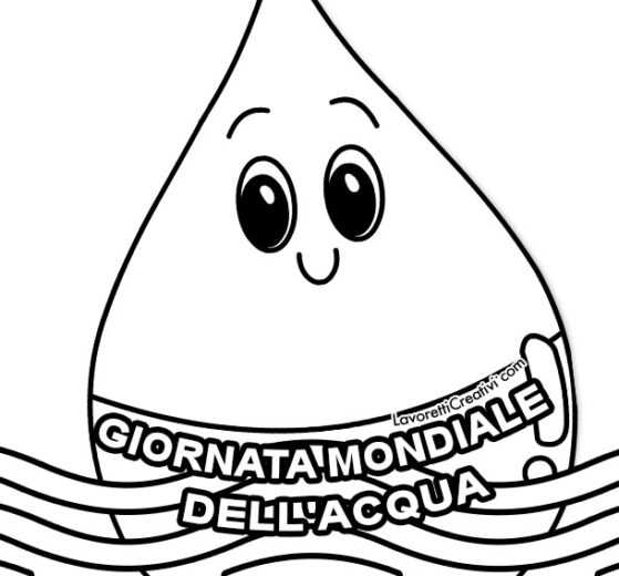Disegni sulla Giornata dell'acqua 9 disegno acqua