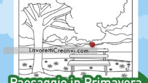 disegno parco primavera