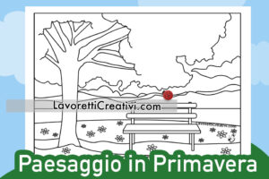 disegno parco primavera