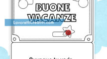 biglietto valigia buone vacanze
