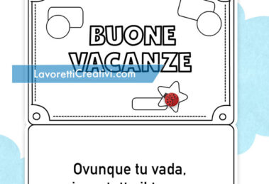 biglietto valigia buone vacanze