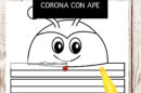 corona ape bambini