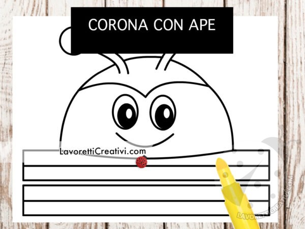 corona ape bambini