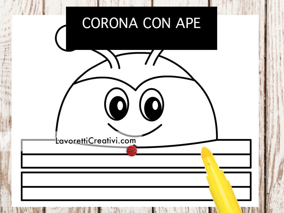 Coroncina per la Giornata delle Api - Lavoretti Creativi