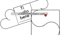 cuori incastro biglietto
