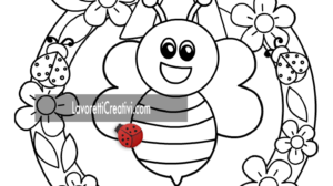 ghirlanda primavera ape