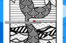 coda sirena zentangle