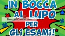 in bocca al lupo per gli esami